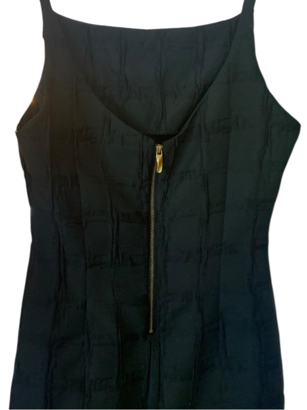 Donna Karan New York Textured Sheath Dress Size 2 Black Minimalist Capsule NWT - Picture 3 of 16